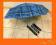 Parasol parasolka składana wzór krata 55x92cm