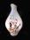 Śliczny malowany wazonik porcelana 22cm BCM