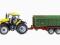 SIKU Traktor JCB z przyczepą 1/87