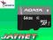 ADATA 64 GB micro SDXC Class 10 Premiere UHS1 +SD