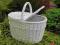 ***WIKLINOWY KOSZYK PIKNIKOWY PIKNIK WIKLINA BIAŁY