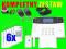 ALARM Z POWIADOMIENIEM GSM LCD 6x PIR 1x DRZWIOWY