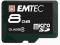 EMTEC Karta pamięci Micro SDHC 8GB 60x + adapter