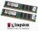 1GB DDR KINGSTON (2x512MB) PC-3200 / SKLEP / GWAR