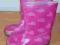 Kalosze dla dziewczynki rozmiar 20