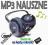 SŁUCHAWKI NAUSZNE MP3 microSD RADIO FM USB CZARNE