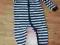 Pajacyk/piżamka w paski H&amp;M r 68