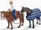 SCHLEICH FARMER  ZESTAW DO JAZDY KONNEJ