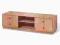 DREWNIANA KOMODA SZAFKA RTV  DO POKOJU DĄB BIELONY