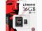 Kingston Micro SDHC 16GB Class10 + adapter Wa-Wa