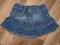 Jeansowa spódniczka z falbanką 92cm Piękna!