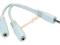 Rozgałęźnik audio mini Jack(M) - 2x mini Jack(F)