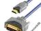 Kabel HDMI - DVI 3m GOLD HQ VIVANCO