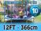 TRAMPOLINA KOGEE USA 12FT 370CM Z SIATKĄ NAJLEPSZA
