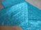 Cudna narzuta na leżak pikowana turkus 202