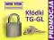 Kłódka TG-GL60 + 3 klucze, hartowane jarzmo, 60mm
