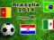 Zestaw flag Grupa A 150x90 cm MŚ Brazylia 2014