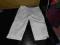 spodenki białe eleganckie za kolano r. 146