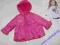 Śliczny płaszczyk dla dziewczynki roz. 9m