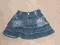 *DEBENHAMS* jeansowa SPODNICZKA hafty rozm 18-24m