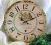 Zegar Toscana Toskania Retro Vintage Shabby Chic
