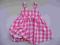 Sukienka w krateczke 12-18M 86