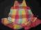 LILI_śliczna multikolorowa sukienka  86cm