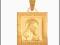 ZŁOTY MEDALIK MATKA BOSKA KOMUNIA CHRZEST ZŁOTO585