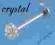 Labret z krysztalkiem Swarovski / wybór piercingu