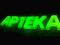 Litery APTEKA 3D plexi LED wys.70cm producent