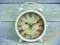 ZEGAR METALOWY KOLONIALNY JAK BUDZIK KOMINKOWY