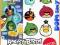 ANGRY BIRDS GRA MATTEL 3 FIGURKI 6 KART GUMOWE HIT