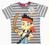 JAKE I PIRACI t-shirt bluzka szara 104/110