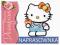 naprasowanka HELLO KITTY 50x65mm KOLOROWA NIEBIESK