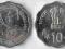 INDIA 10 PAISE 1980 r. RARYTAS UNC (5979AV)