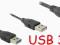 Kabel typu Y microUSB - 2x USB 3.0 podwójny 50cm