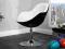 FOTEL BIAŁY OBROTOWY FOTEL JAJKO BIAŁY DESIGN NOWY