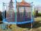 SIATKA DO TRAMPOLINY 250CM 8FT WEWNĘTRZNA 6 NÓG