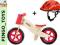Rowerek biegowy drewniany TUP TUP MINI + KASK wys0