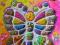BIŻUTERIA ZESTAW KORALIKI 1200 SZT + SORTER MOTYL