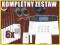 ALARM Z POWIADOMIENIEM GSM LCD 6x PIR 1x DRZWIOWY