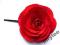 Stroik ślubny - czerwona róża spinka, rękodzieło