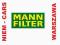FILTRY MANN   ASTRA H ZAFIRA B 1,9 CDTI   WARSZAWA