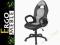 Obrotowy fotel biurowy Q-057 Signal szary czarny