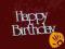 Napis urodzinowy Happy Birthday - zestaw