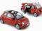 FIAT 500C 2009 PEARL RED 1:18 Norev 187750
