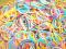 Rainbow Loom Kolorowe gumki 600 szt (Inner-Outer)