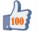 100 Like facebook