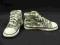 CONVERSE ALL STAR TRAMPKI SKULS CZASZKI  CUSTOM 26