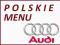Polskie  PL menu Audi MMI  - Warszawa
